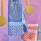 Tea towel Quartiers des Jeux Pink 60x80 100% cotton, , hi-res image number 0